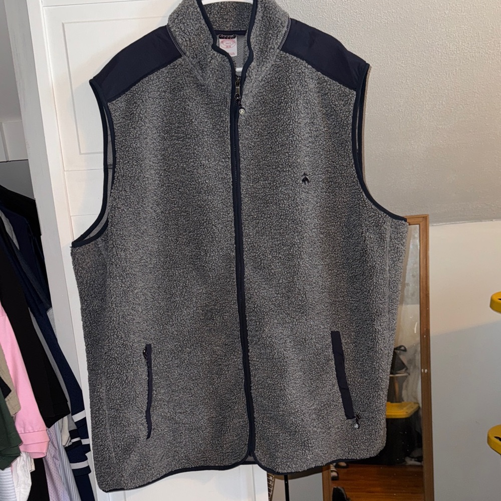 Brooks Brothers Gray and Navy Vest